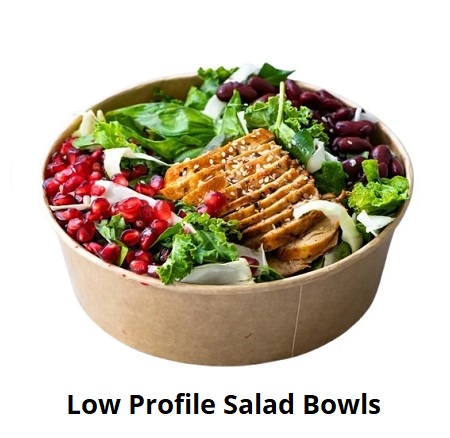 Salad Bowl Lids - PP HOT Use - 1000ml - 50x Per Pack